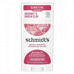 Schmidt's Deodorant Stick Clay & Coconut 75 gr