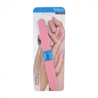 Vitry Fine Grain Nail File Color: Light Pink