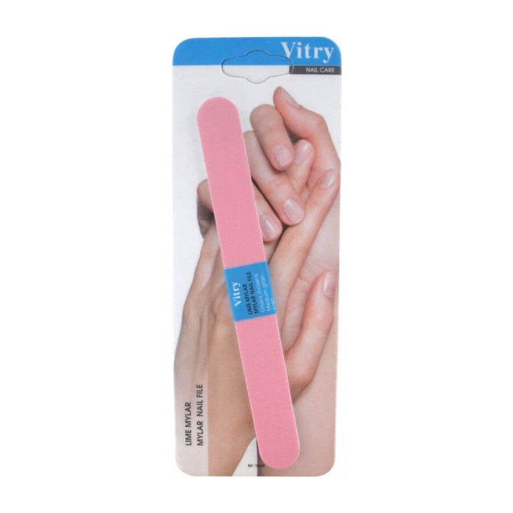 Vitry Nail File Medium Grains Color: Light Pink 180