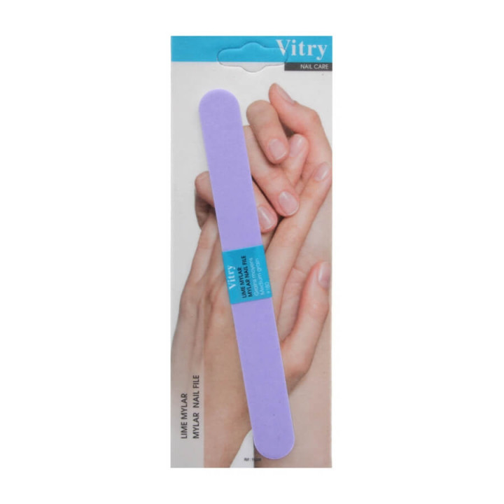 Vitry Nail File Medium Grains Color: Mauve 180