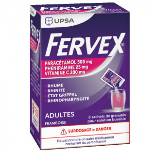 Fervex Adult Raspberry 8 bags