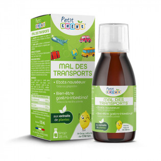 Petit Chêne Sirop Mal des Transports 125 ml Enfant et adulte 3525722034210