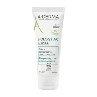 A-DERMA Biology AC Hydra Compensating Cream Ultra-Compensating Organic 40 ml