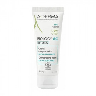 A-DERMA Biology AC Hydra Crème Compensatrice Ultra-Apaisante Bio 40 ml 3282770388855