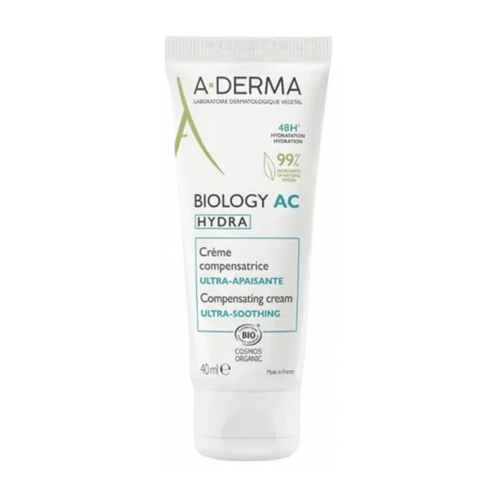 A-DERMA Biology AC Hydra Compensating Cream Ultra-Compensating Organic 40 ml