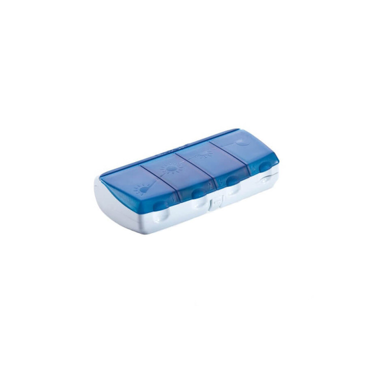 Pilbox Daily Pillulier Journalier Bleu