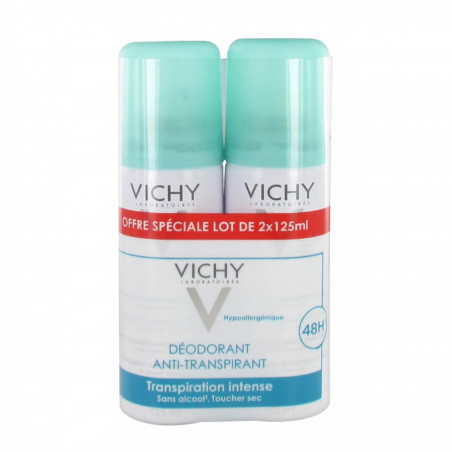 Vichy Déodorant Anti-Transpirant Efficacité 48H Lot de 2 x 125 ml 3337871397845