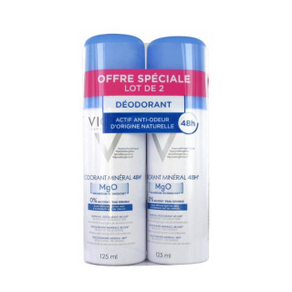 Vichy Déodorant Minéral 48H Lot de 2 x 125 ml 3433425202846