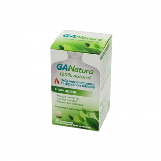 Ganatura 100% Natural Heartburn Digestion Difficult 45 Tablets