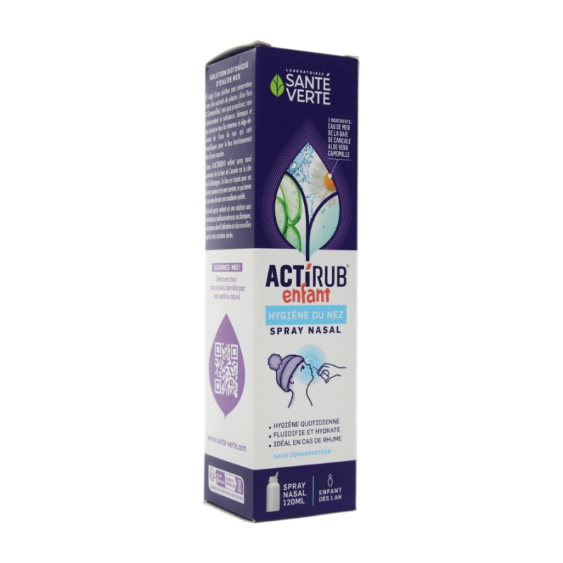 Actirub® Spray Nasal Enfant • Laboratoires Santé Verte