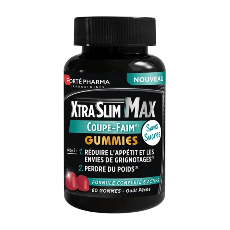 Forté Pharma XtraSlim Max Coupe-Faim 60 Gummies perte de poids 3700221301326