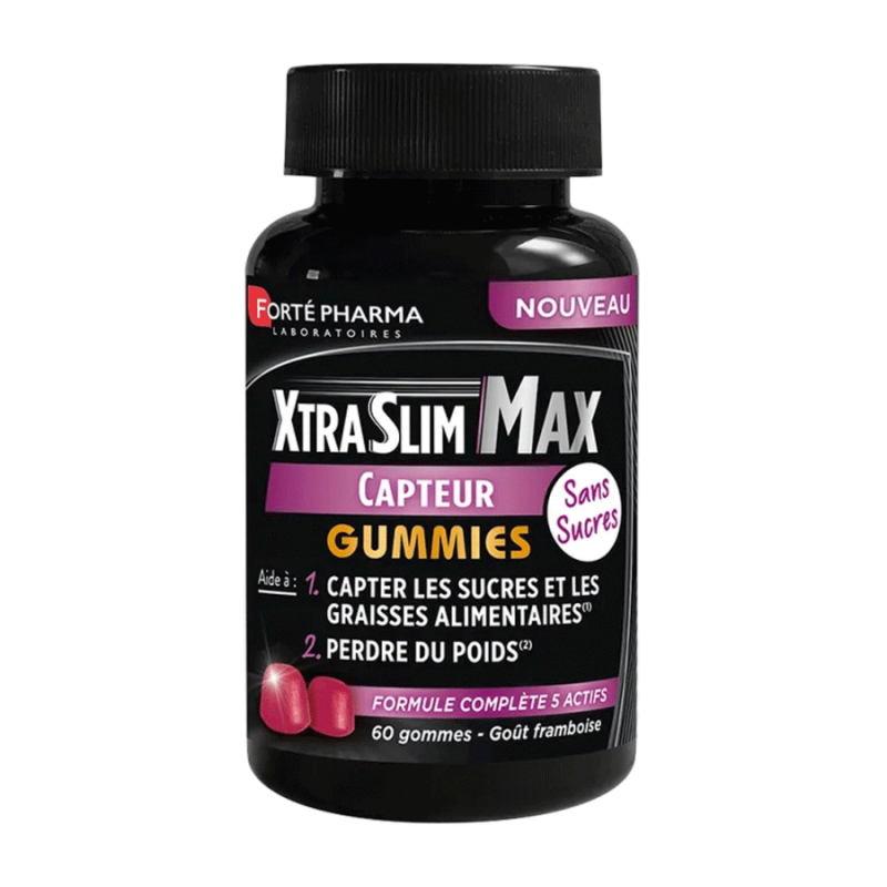 Forté Pharma XtraSlim Max Capteur 60 Gummies perte de poids 3700221301296