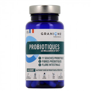 Granions Probiotics bottle of 40 capsules