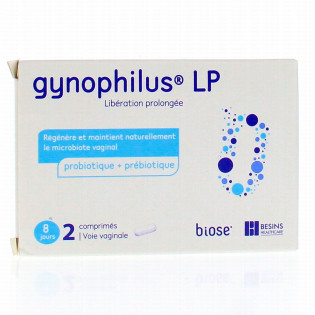 GYNOPHILUS LP 2 COMPRIMES VAGINAUX A LIBERATION PROLONGEE