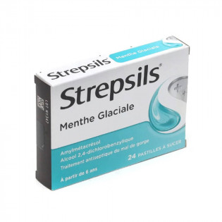 Strepsils Menthe glaciale 24 pastilles 3400932037780