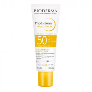 Bioderma Aquafluide Ultra-light Texture Moisturizer SPF50+ 40ml Photoderm Sensitive Skin