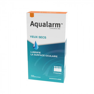Aqualarm Yeux Secs Lubrifiant Oculaire 30 unidoses