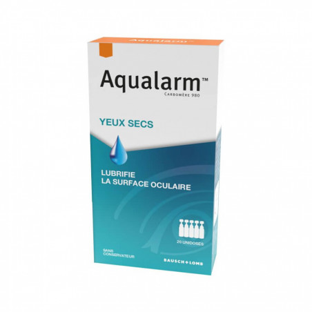 Aqualarm Yeux Secs Lubrifiant Oculaire 30 unidoses 3614790001030