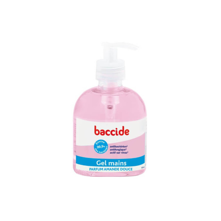 Baccide gel hydroalcoolique mains sans rinçage Parfum amande douce 300 ml 3401560063035