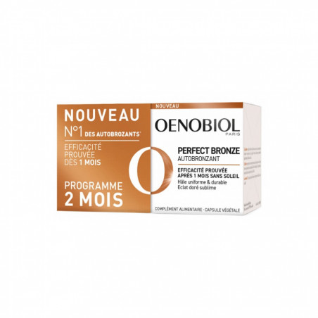 Oenobiol Perfect Bronze Autobronzant Lot de 2 x 30 capsules 3614810004522