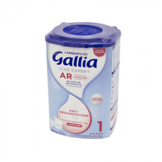 Gallia Bébé Expert AR 1 Anti Regurgitation Milk Powder for Infants 0 to 6 Months 800gr