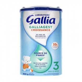 Gallia Calisma Croissance 3ème Âge +12 Mois 800 gr