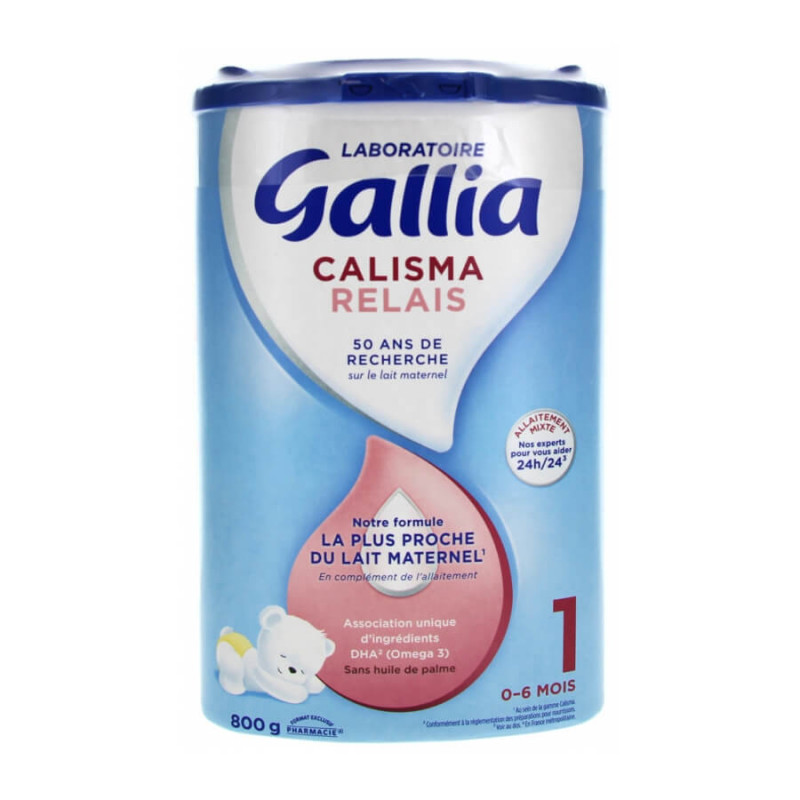 Gallia Calisma Relais 1er Âge 0-6 Mois 800 gr
