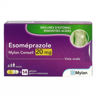 Viatris Esomeprazole 20mg 14 capsules heartburn