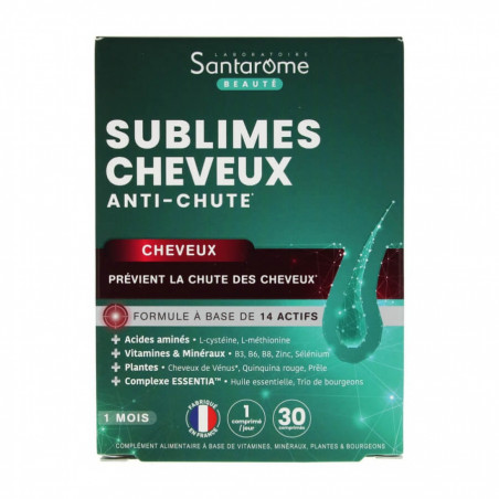 Santarome Sublimes Cheveux Anti-Chute 30 Comprimés 3455540004532