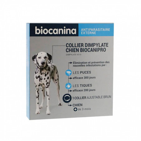 Biocanina collier dimpylate chien boîte de 1 3700481502013