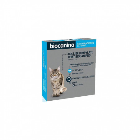 Biocanina collier dimpylate chat boîte de 1 3700481502006
