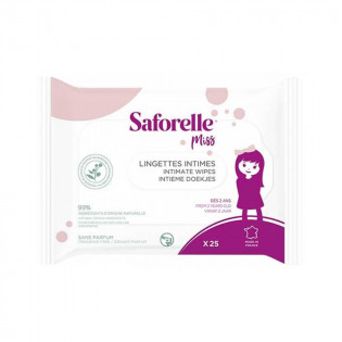 SAFORELLE 25 INTIMATE WIPES MISS