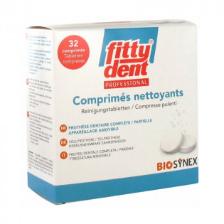 Fittydent Professional Comprimés Nettoyants 32 Comprimés 9002240210325