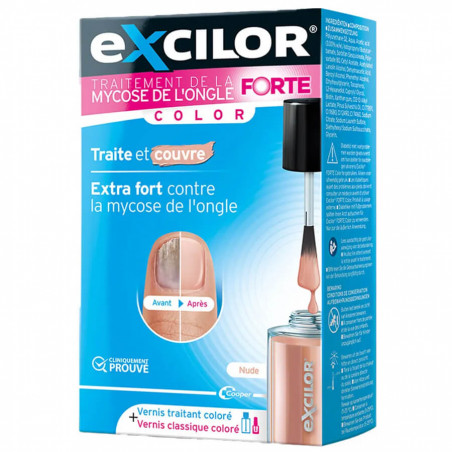 Excilor Traitement de la mycose de l'ongle Forte Color Nude 30 ml 5410765005168