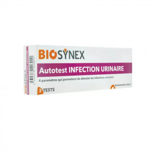 Autotest Infection urinaire Biosynex 3 tests 3532679426920