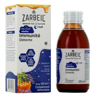 Zarbeil Sirop pour l'Immunité détente nuit 120 ml