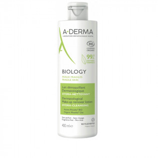 A-DERMA Biology Organic Cleansing Milk 400 ml