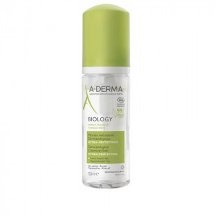 A-DERMA Biology Organic Hydra-Protective Dermatological Cleansing Foam 150 ml