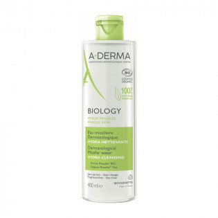 A-DERMA Biology Organic Hydra-Cleansing Dermatological Micellar Water 400 ml