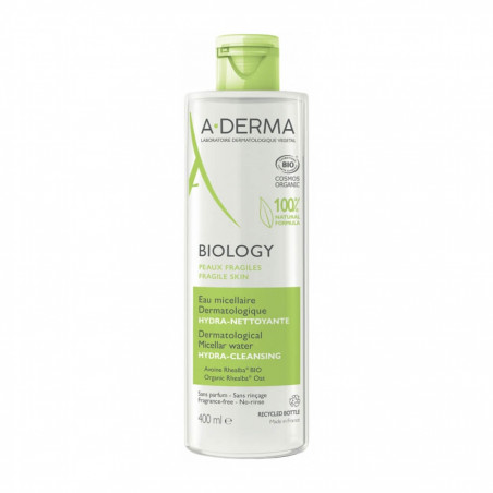 A-DERMA Biology Eau Micellaire Dermatologique Hydra-Nettoyante Bio 400 ml 3282770146578