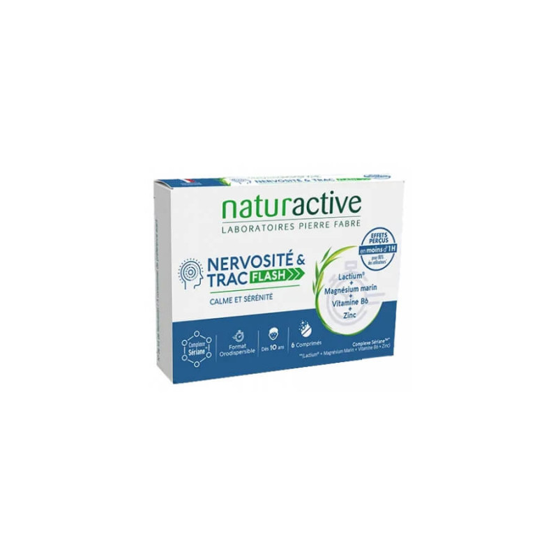 Naturactive Nervosité & Trac Flash 6 Comprimés Orodispersibles 3665606001959