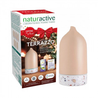 Naturactive Terrazzo Essential Oil Diffuser + 1 Free Organic Lemon Essential Oil 10 ml
