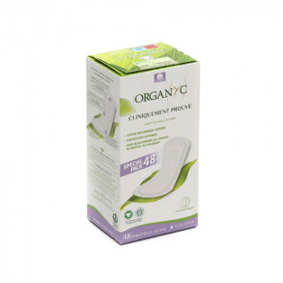 Organyc Organic cotton Lightweight Flux 48 panty liners