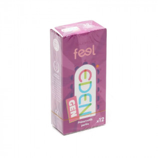 Eden Gen Feel 12 Pearl Condoms