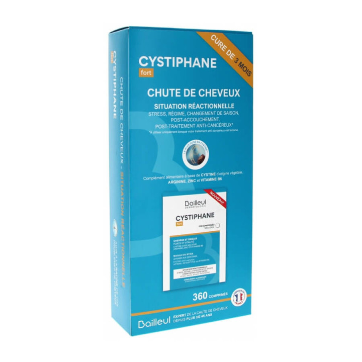 Bailleul-Biorga Cystiphane Fort Hair and Nails 360 Tablets