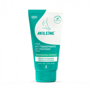 AKILEÏNE Anti-Perspirant Cream for Feet prone to Mycosis 75 ml