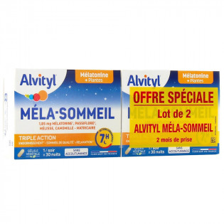 Alvityl Méla-Sommeil 2 boites de 30 gélules 3664492000190