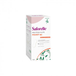Saforelle 20 protège-slips format de poche coton Bio 3700399102176