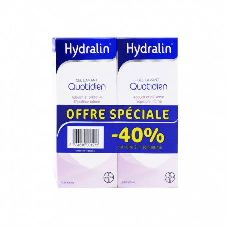 Hydralin gel lavant quotidien 2 x 200 ml 3534510001273