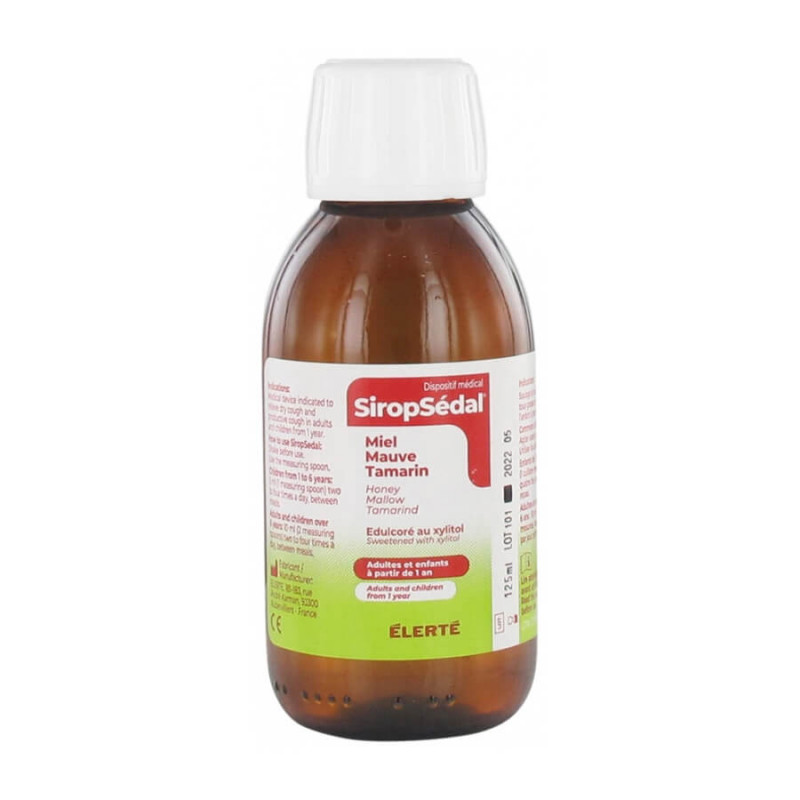 Élerté SiropSédal Toux Sèche Toux Grasse 125 ml 3770010885108